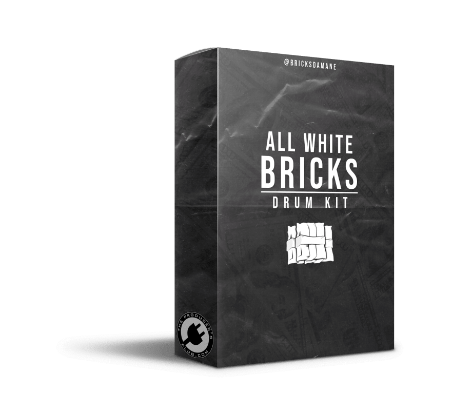 The Producers Plug Bricks Da Mane – All White Bricks Drum Kit