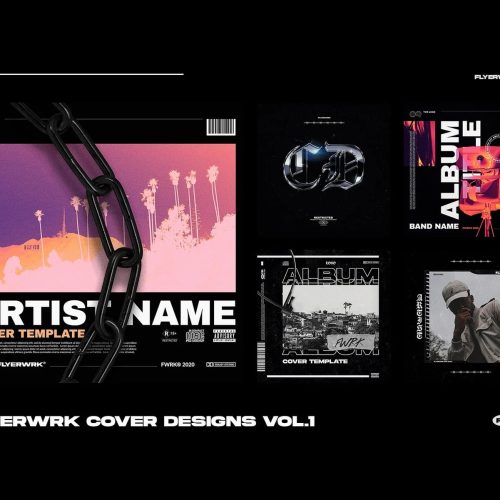 flyerwrk - CD Mockup Bundle