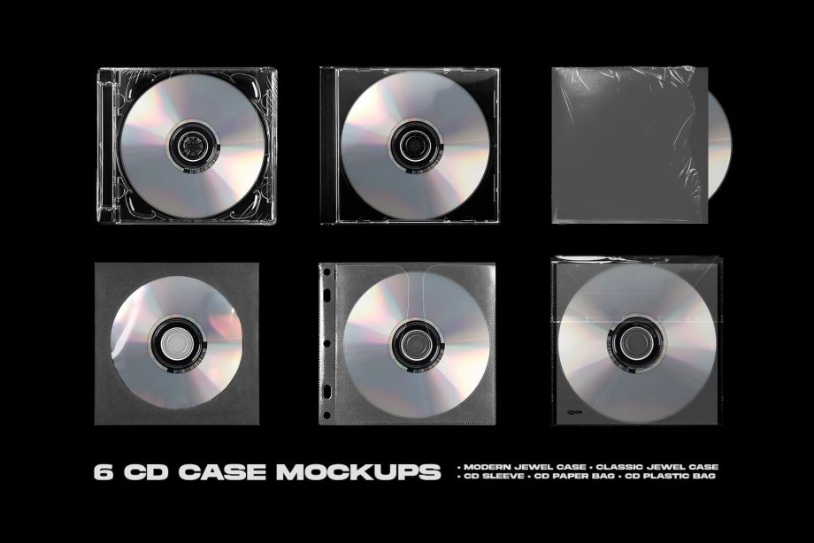 flyerwrk - CD Mockup Bundle