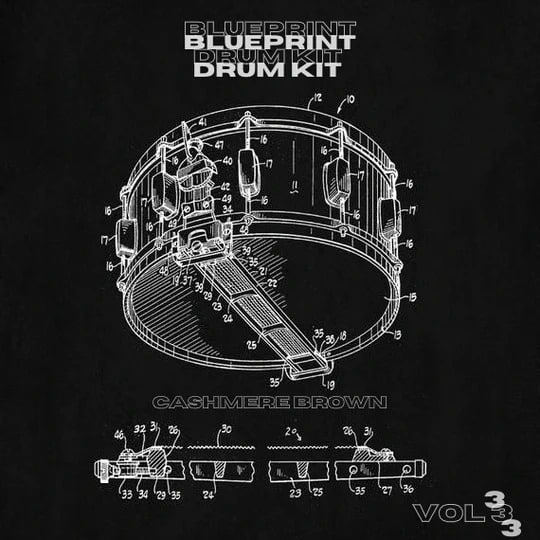 Cashmere Brown - Blueprint Drum Kit Vol 3