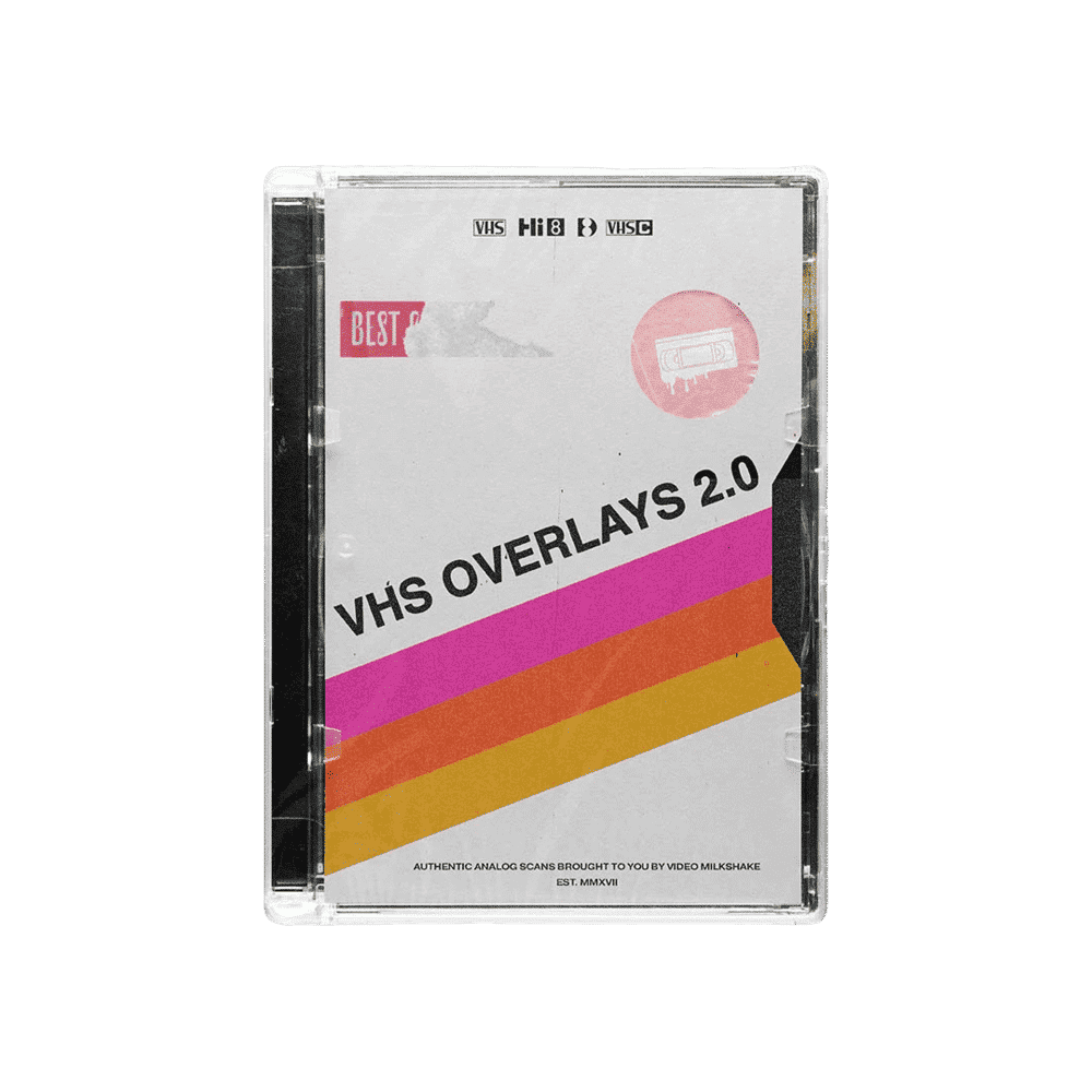 Video Milkshake - VHS Glitches and Overlays Pack 2.0