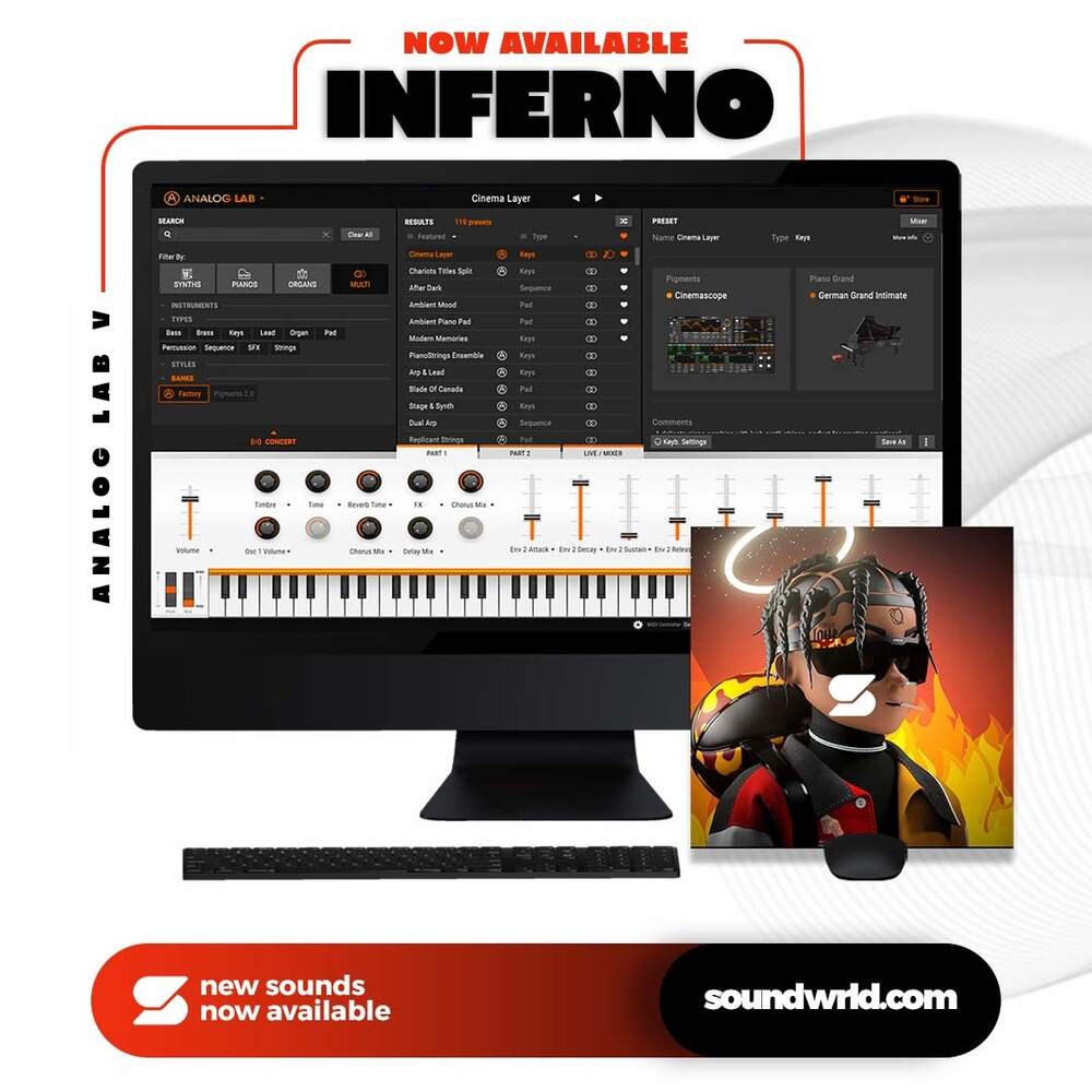 Soundwrld - Inferno (Analog Lab V Bank)
