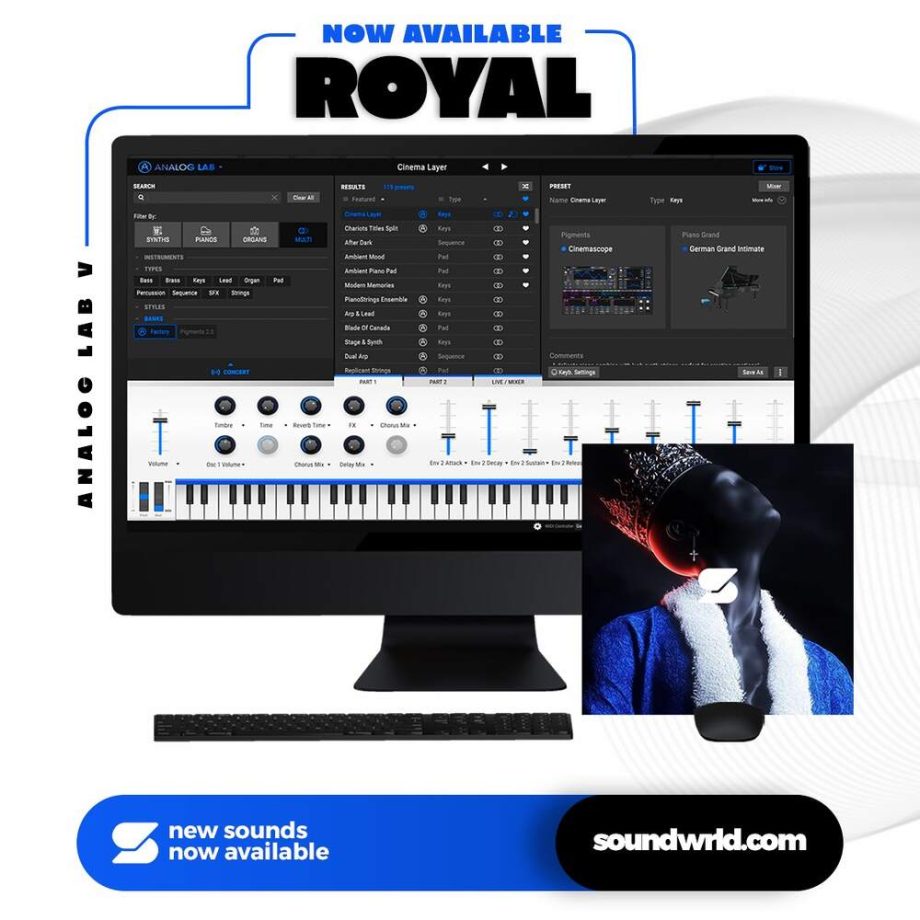Soundwrld Royal Analog Lab V Bank