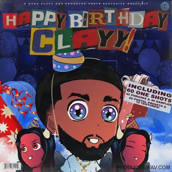 Dude Clayy Happy Birthday Clayy Multi Kit